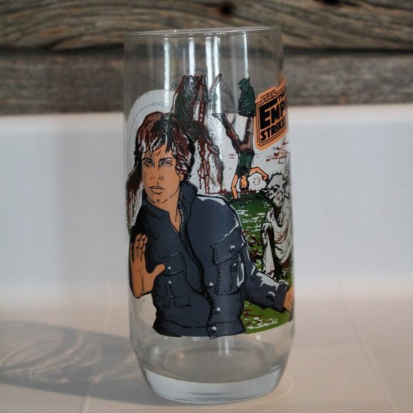 - Burger King 1980 Empire Strikes back Glass Luke - Picture 1 of 3